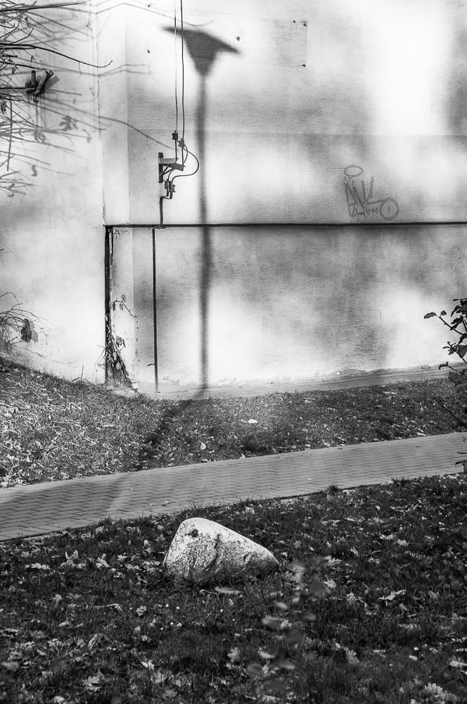 Adam Mazek Photography Warsaw minimalism 2016. Solitude. Stone and the shadow.