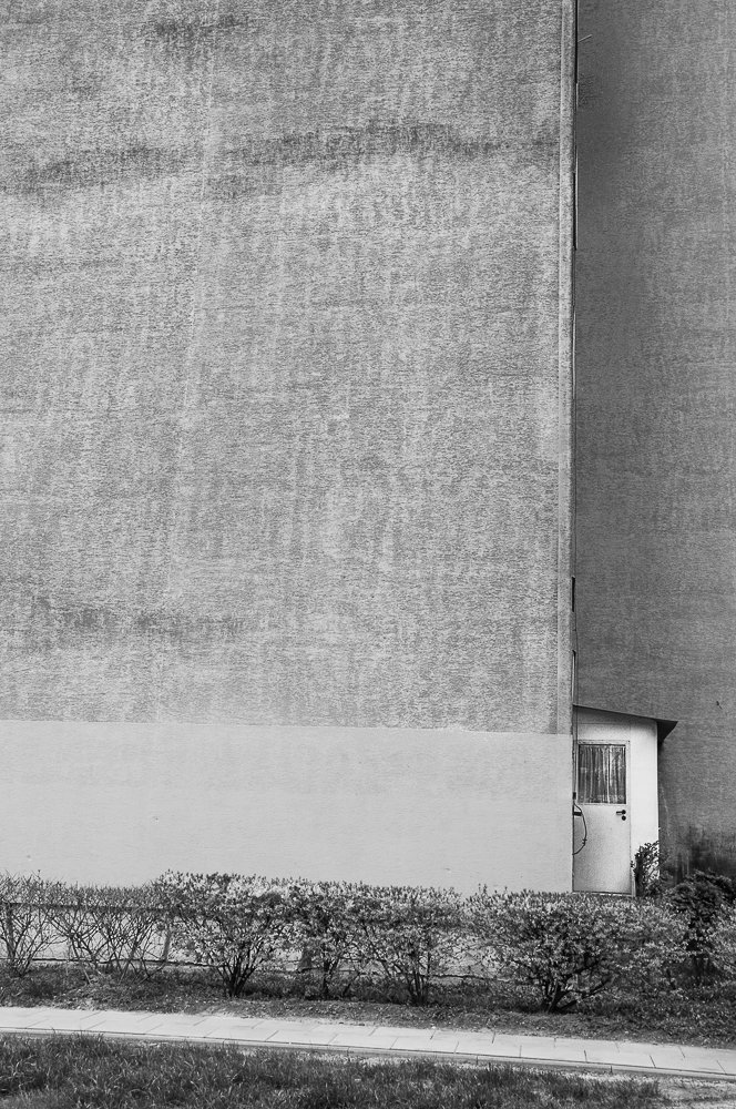 Adam Mazek Photography Warsaw minimalism 2017. Little doors. The Wall. Concrete.