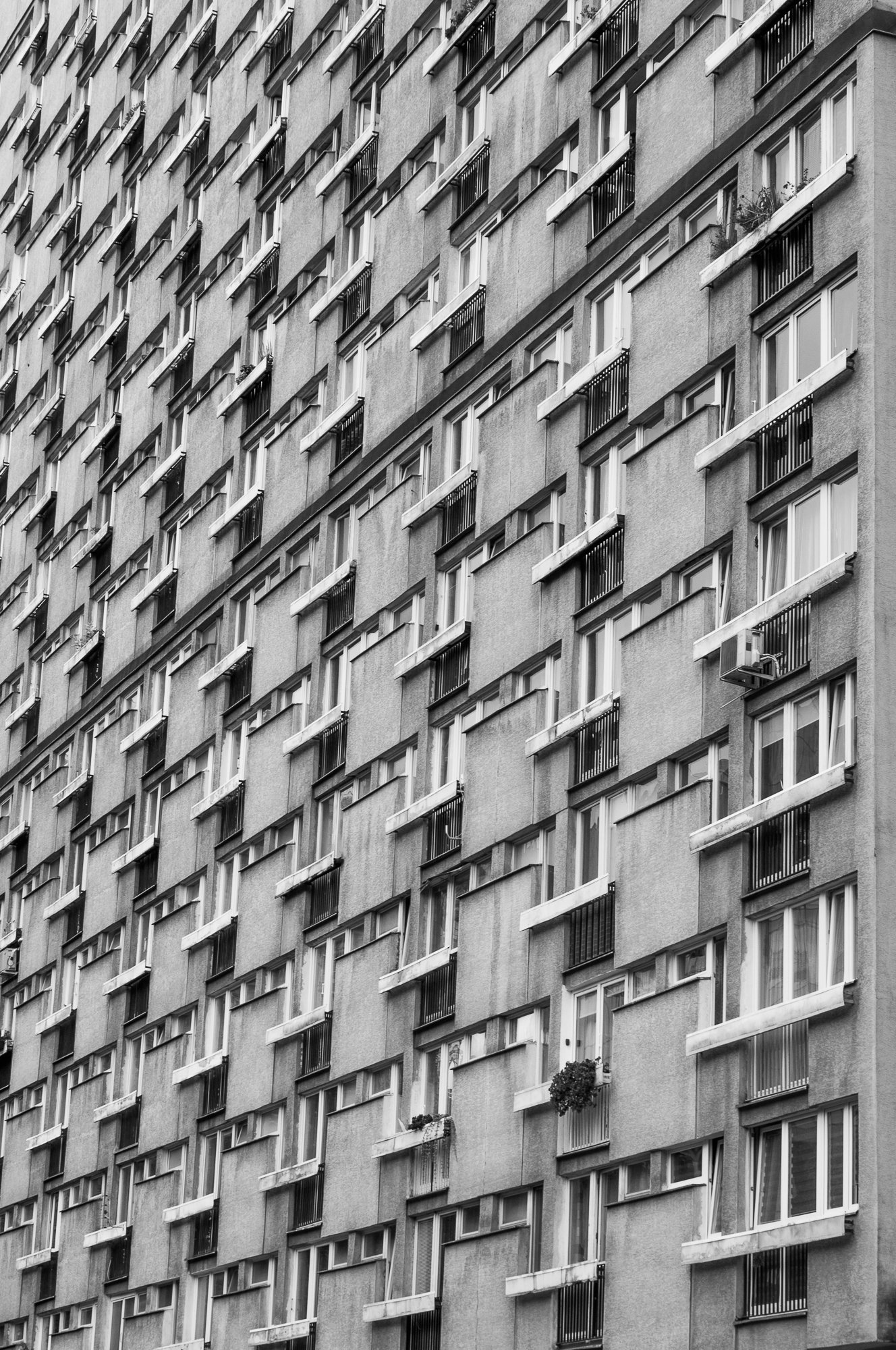 Adam Mazek Photography Warsaw 2017. Minimalism. Geometry. Rhythm of the music. Blocks of flats.