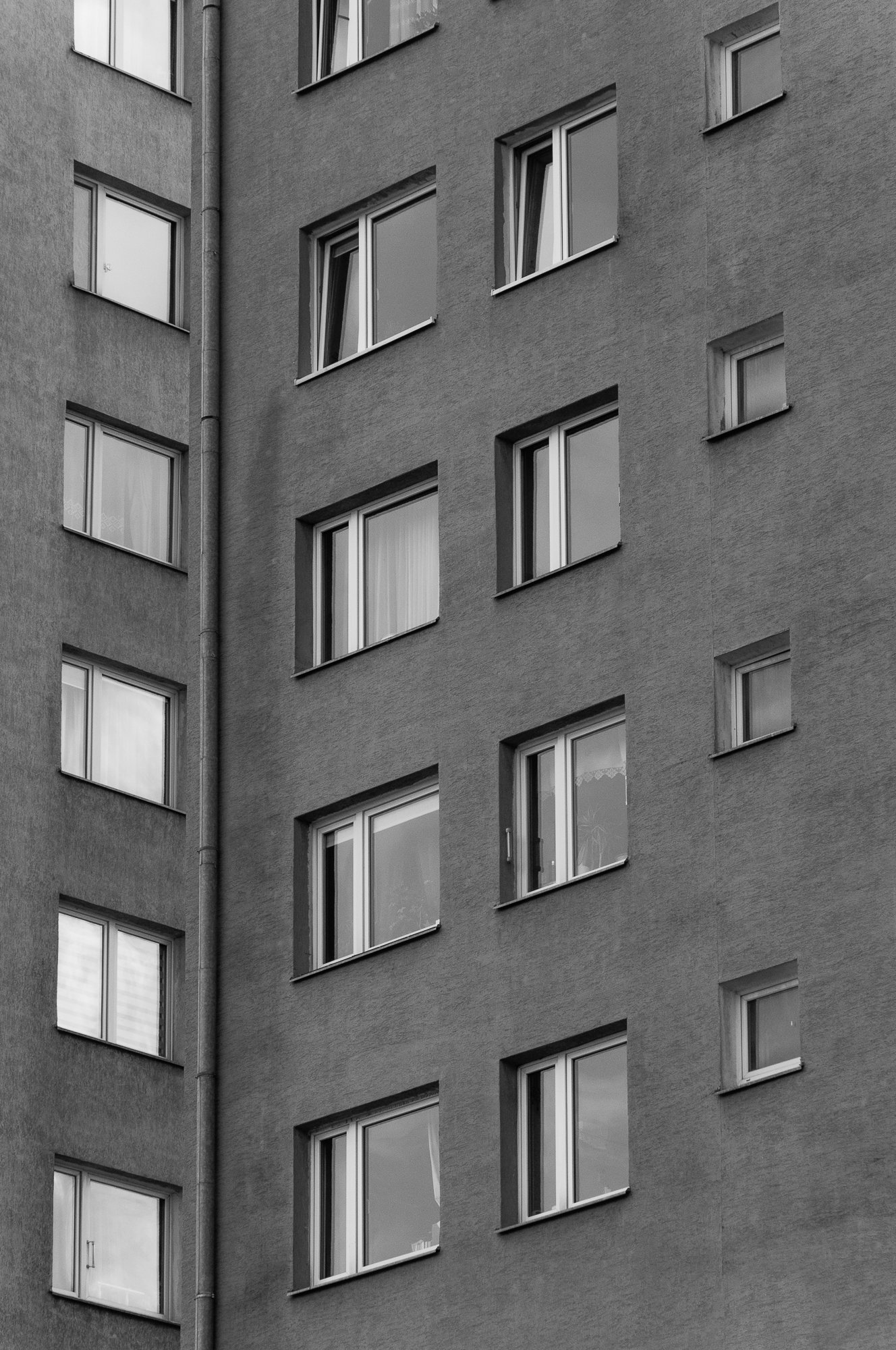 Adam Mazek Photography Warsaw 2017. Minimalism. Perspective. Blocks of flats.