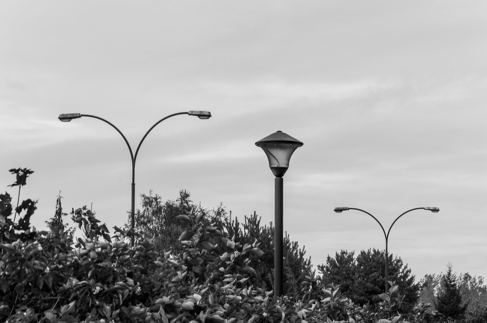 Adam Mazek Photography Warsaw 2018. Minimalism. Street lamps.