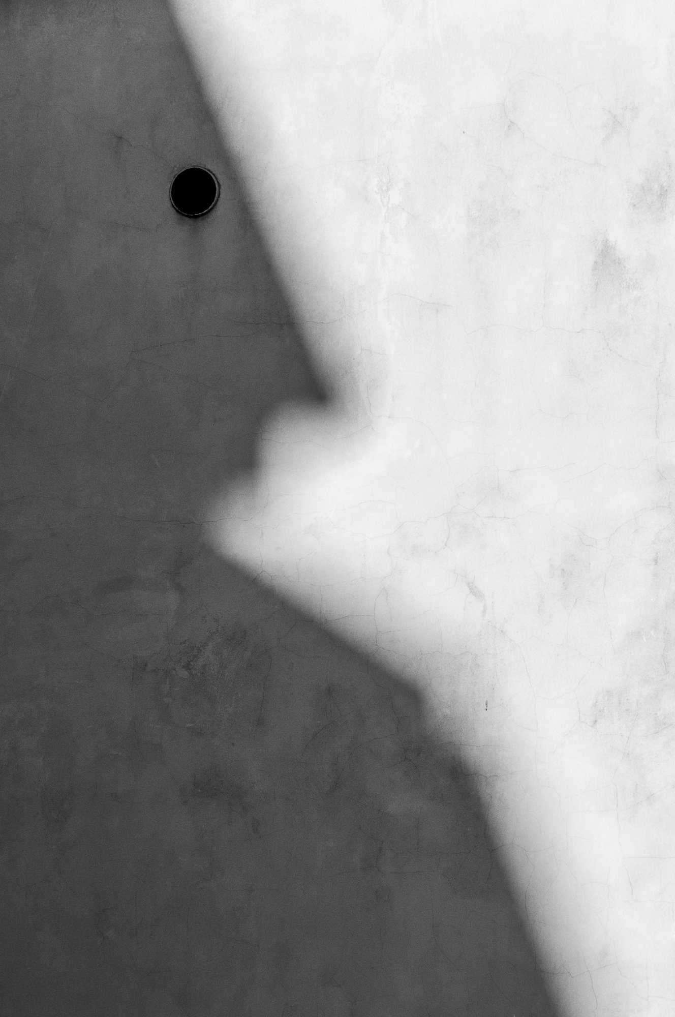 Adam Mazek Photography Warsaw 2018. Minimalism. The Third Eye. Geometry. Abstraction. Profile. Inspired by Dali. Portfolio: "Abstraction, part VI"