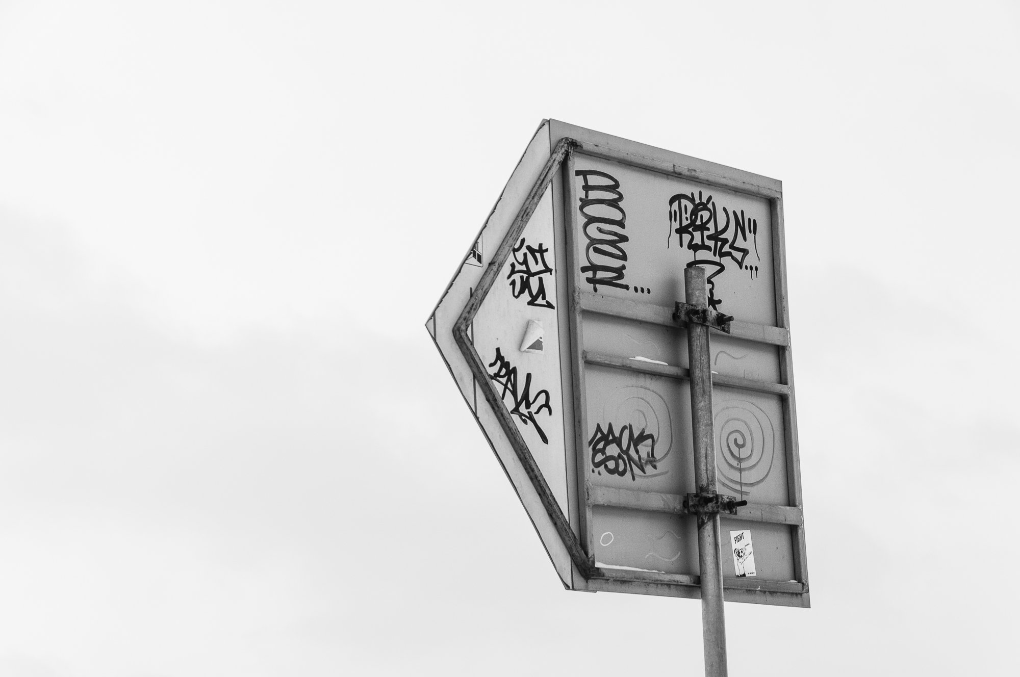 Adam Mazek Photography Krakow 2021. Post: "Inspiration in the future? " Minimalism. Road post.