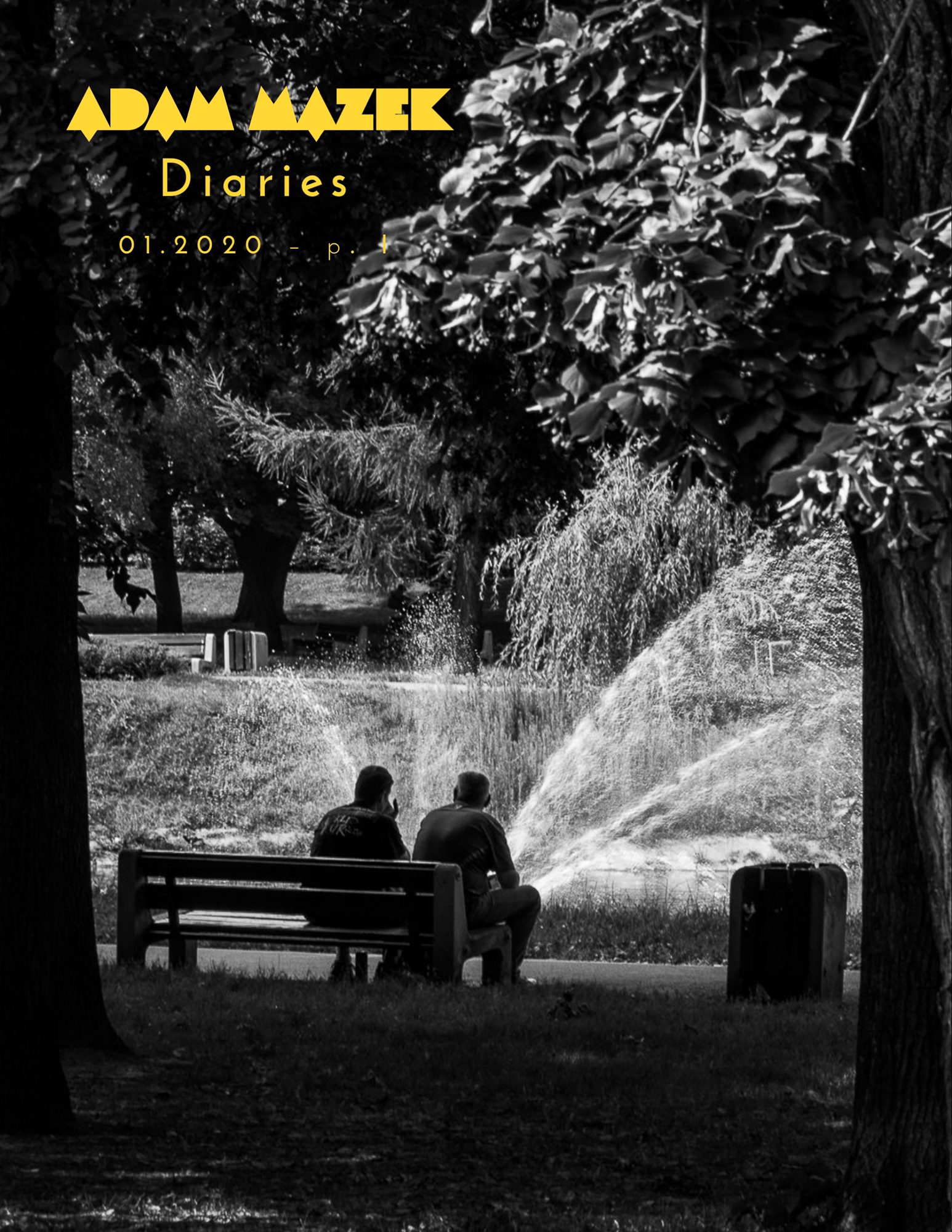 Adam Mazek Photography 2023. Post: "Diaries 01.2020 part I." E-book. Cover of the English edition. Okładka angielskiej edycji. Featured image. Post: "Sitting." Warsaw Street Photography.
